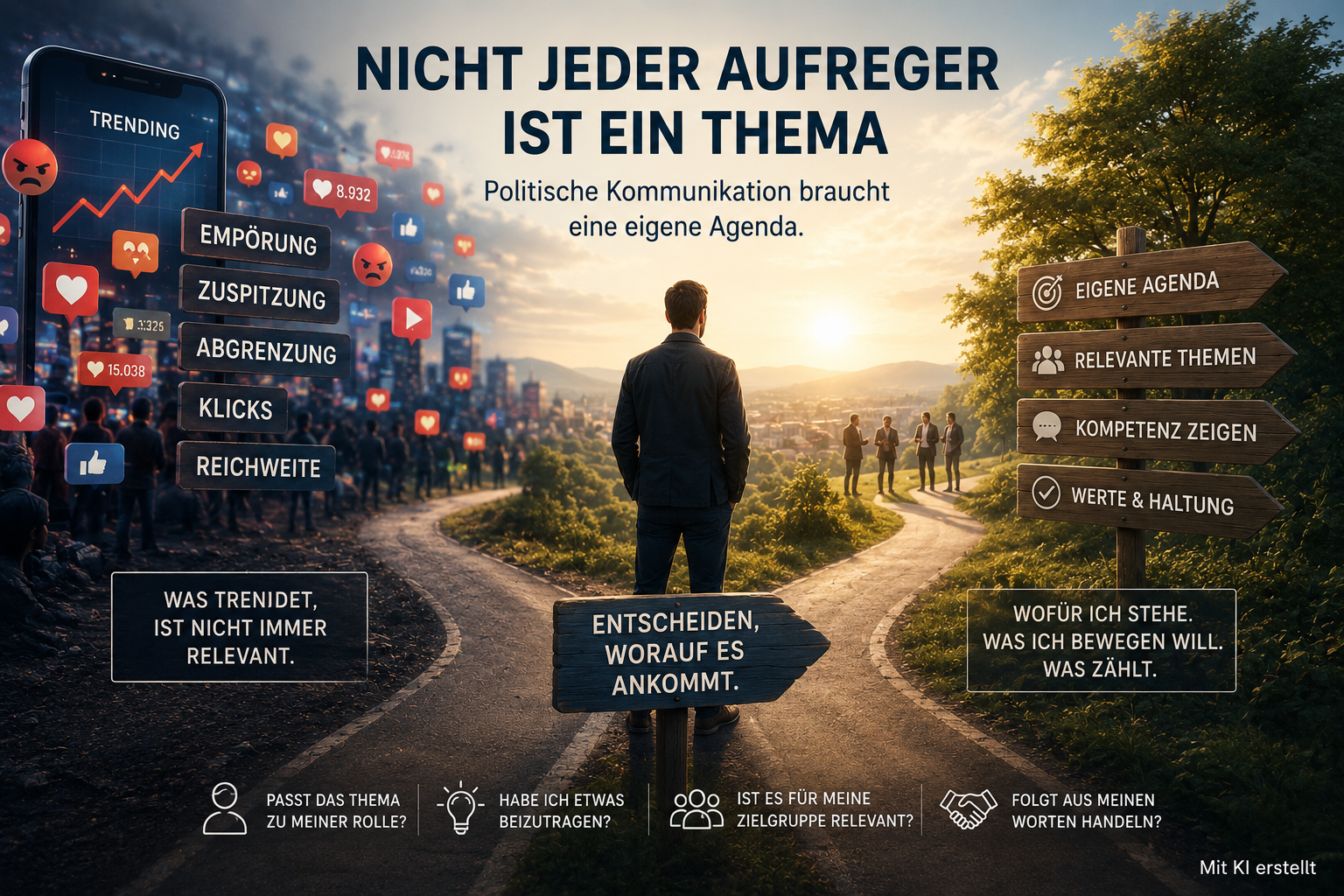 Nicht jeder Aufreger ist ein Thema